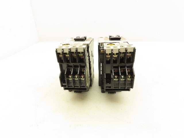 Fuji SC-05/G Magnetic Contactor w/Thermal Overload Relay 24V Coil 3PH Lot Of 2