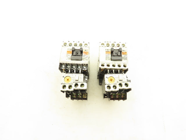 Fuji SC-05/G Magnetic Contactor w/Thermal Overload Relay 24V Coil 3PH Lot Of 2