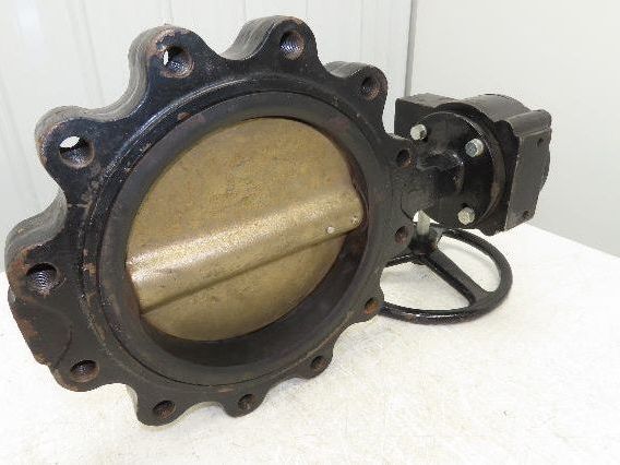 Apollo 12CBE1 143 Manual Gear Operated 10"Lug Butterfly Valve 200psi Bronze Disc