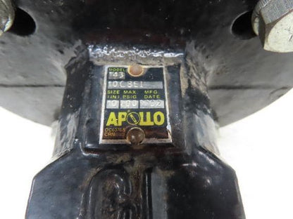 Apollo 12CBE1 143 Manual Gear Operated 10"Lug Butterfly Valve 200psi Bronze Disc