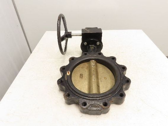 Apollo 12CBE1 143 Manual Gear Operated 10"Lug Butterfly Valve 200psi Bronze Disc