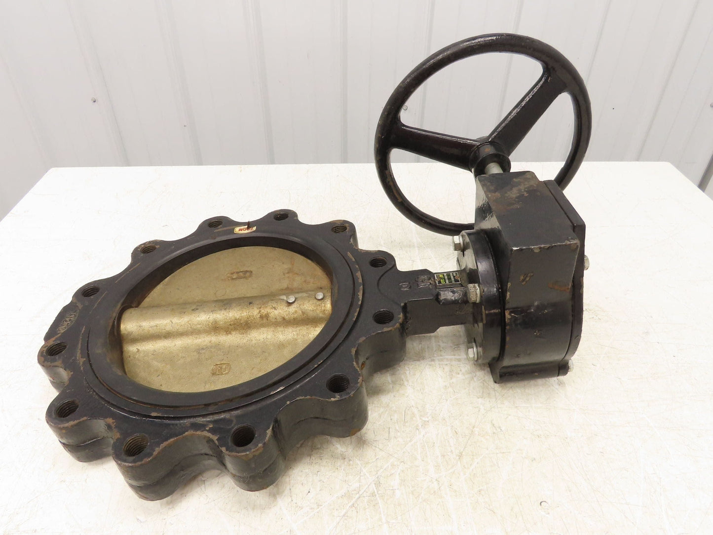 Apollo 12CBE1 143 Manual Gear Operated 10"Lug Butterfly Valve 200psi Bronze Disc