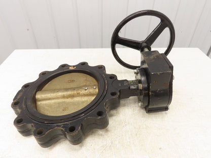 Apollo 12CBE1 143 Manual Gear Operated 10"Lug Butterfly Valve 200psi Bronze Disc