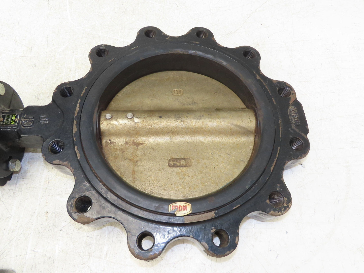 Apollo 12CBE1 143 Manual Gear Operated 10"Lug Butterfly Valve 200psi Bronze Disc