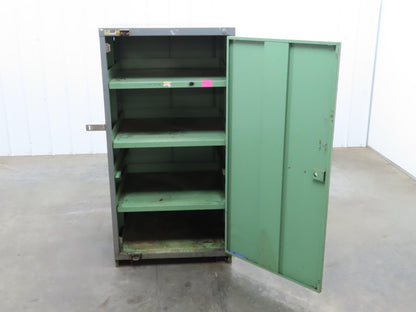 Stanley Vidmar Single Door Storage Cabinet 3 Shelf 30 x 29 x 59" Lista Toolbox