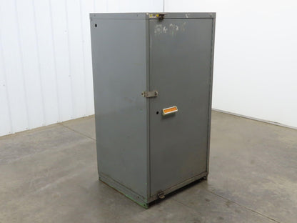 Stanley Vidmar Single Door Storage Cabinet 3 Shelf 30 x 29 x 59" Lista Toolbox