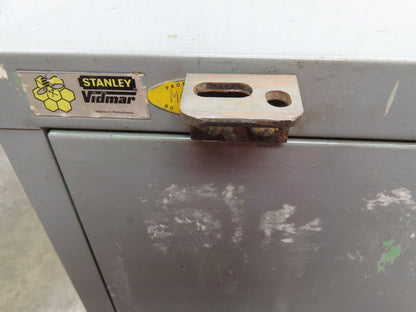 Stanley Vidmar Single Door Storage Cabinet 3 Shelf 30 x 29 x 59" Lista Toolbox