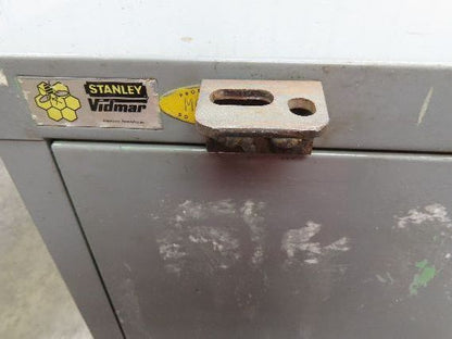 Stanley Vidmar Single Door Storage Cabinet 3 Shelf 30 x 29 x 59" Lista Toolbox