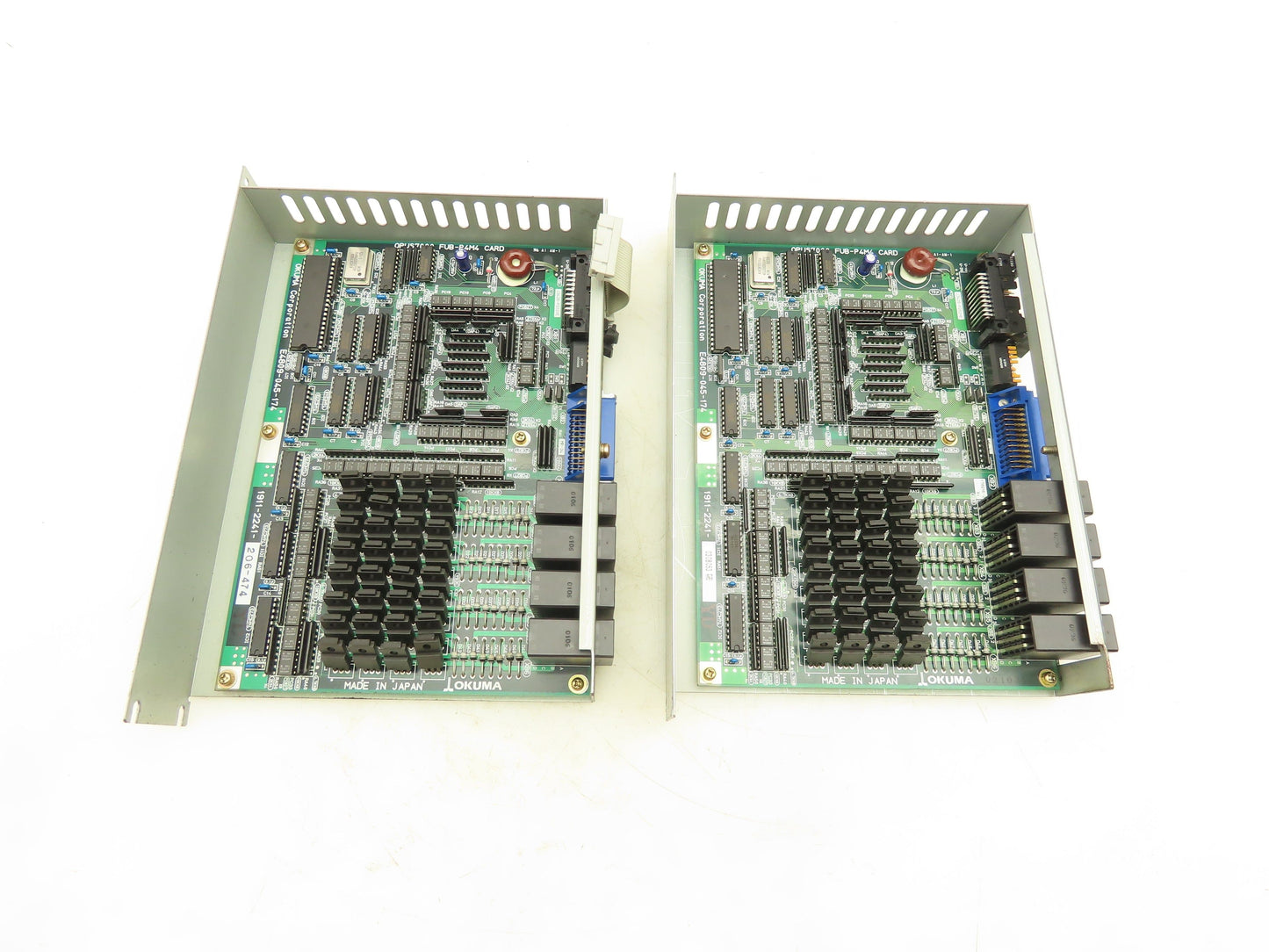 Okuma FUB-P4M4 Opus7000 PLC Slot Card Controller Version 2.0 Lot Of 2
