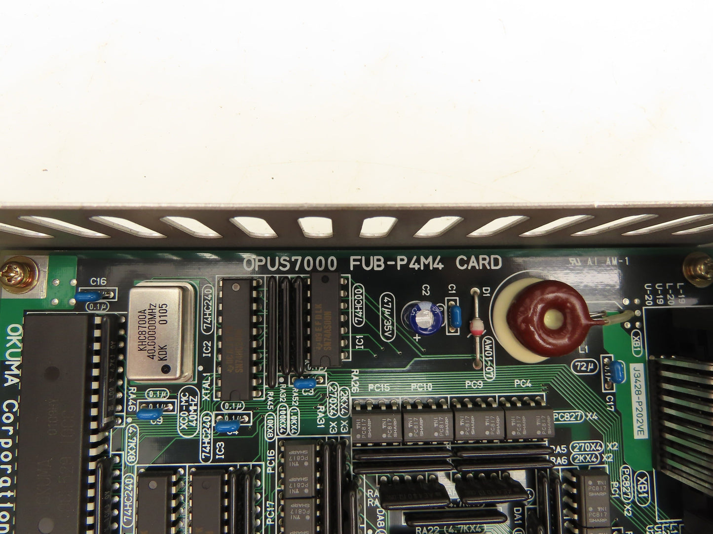 Okuma FUB-P4M4 Opus7000 PLC Slot Card Controller Version 2.0 Lot Of 2