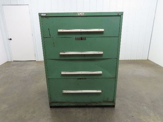 Nu-Era Modular Industrial Tool Storage Cabinet 4 Drawer 45x29x61" Stanley Vidmar