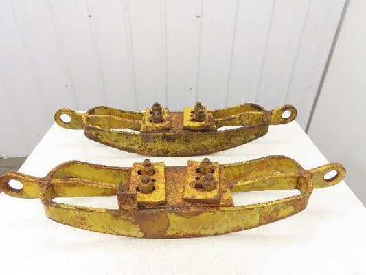 Underhung Bridge Crane Trolley End Truck Set 8-10" Beam