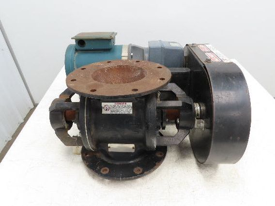 Meyer HDX Rotary Airlock Feeder Valve 6x6" Round Flange 460V 3PH
