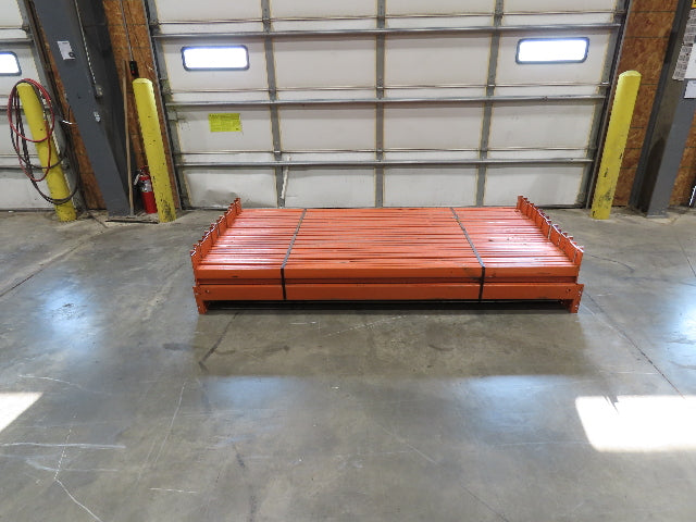 92"x 4"- 4.25" Teardrop Pallet Rack Racking Step Beam Crossmember Lot of 30