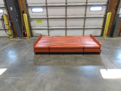 92"x 4"- 4.25" Teardrop Pallet Rack Racking Step Beam Crossmember Lot of 30