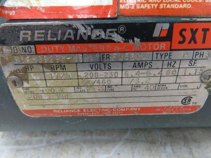 Reliance P56H3929N-VS Electric Motor 2HP 1725 RPM 208-230V 3PH FJ56C