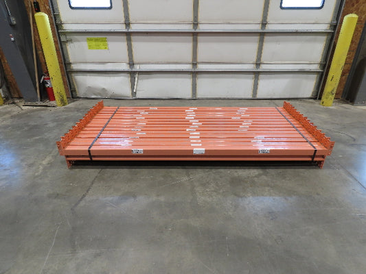 96"x 2-1/2" 25E Teardrop Pallet Rack Step Beam Crossmember New Style Lot of 28