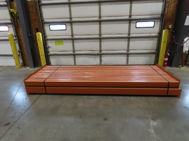 134"x 6" Teardrop Pallet Rack Racking Step Beam Crossmember New Style Lot of 30
