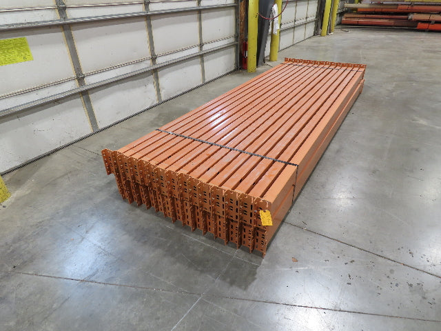 134"x 6" Teardrop Pallet Rack Racking Step Beam Crossmember New Style Lot of 30