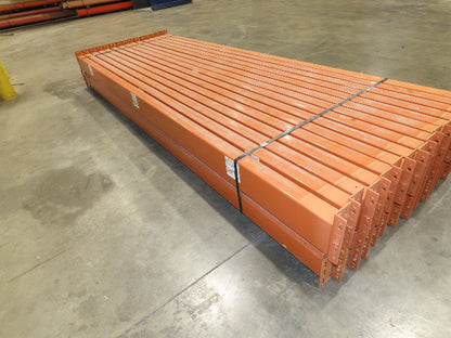 134"x 6" Teardrop Pallet Rack Racking Step Beam Crossmember New Style Lot of 30