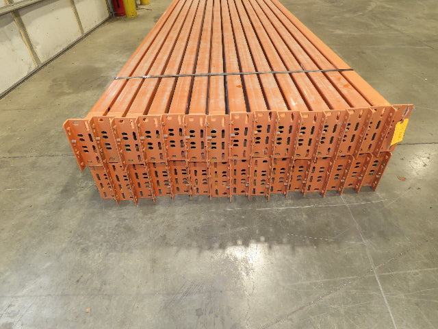 134"x 6" Teardrop Pallet Rack Racking Step Beam Crossmember New Style Lot of 30