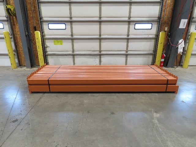 134"x 6" Teardrop Pallet Rack Racking Step Beam Crossmember New Style Lot of 30