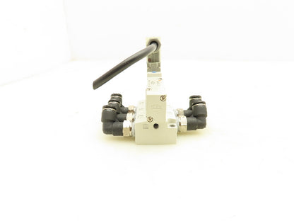 SMC SY5140-5DZ-02T Pneumatic 5/2 Solenoid Valve 24Vdc 1/4"npt  Lot of 2