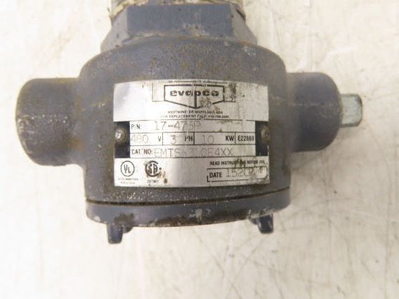 Evapco EMTS-310E4XX Stainless Immersion Heater 10kw 480V 3PH 24"L 2"NPT