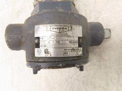 Evapco EMTS-310E4XX Stainless Immersion Heater 10kw 480V 3PH 24"L 2"NPT