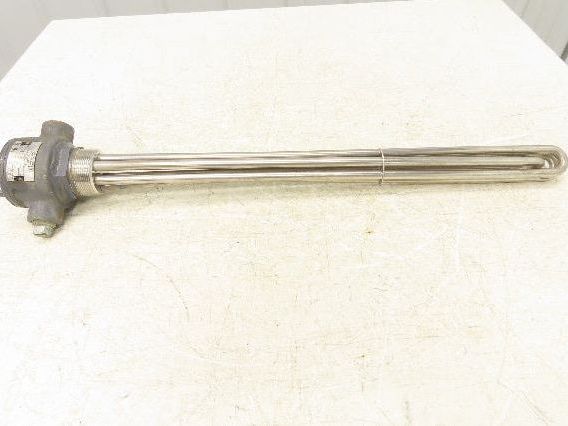 Evapco EMTS-310E4XX Stainless Immersion Heater 10kw 480V 3PH 24"L 2"NPT