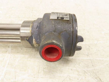 Evapco EMTS-310E4XX Stainless Immersion Heater 10kw 480V 3PH 24"L 2"NPT