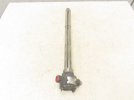 Evapco EMTS-310E4XX Stainless Immersion Heater 10kw 480V 3PH 24"L 2"NPT