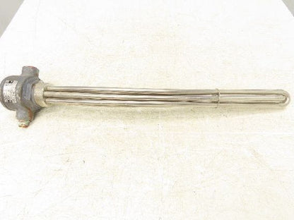 Evapco EMTS-310E4 Stainless Immersion Heater 10kw 480V 3PH 24"L 2"NPT