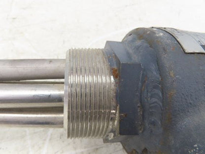 Evapco EMTS-310E4 Stainless Immersion Heater 10kw 480V 3PH 24"L 2"NPT