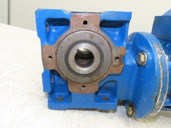 ABB M2VA63B-4 3GVA062002 Gearmotor MR-V-40U03A 40:1 Reducer Hollow Shaft 230V