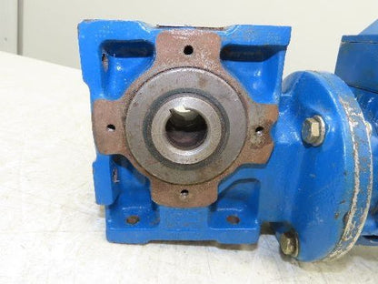 ABB M2VA63B-4 3GVA062002 Gearmotor MR-V-40U03A 40:1 Reducer Hollow Shaft 230V