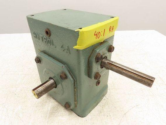Hytrol 4A 40-1-RH Conveyor Gearbox 40:1 Reducer 3/4" Input x 1" Output