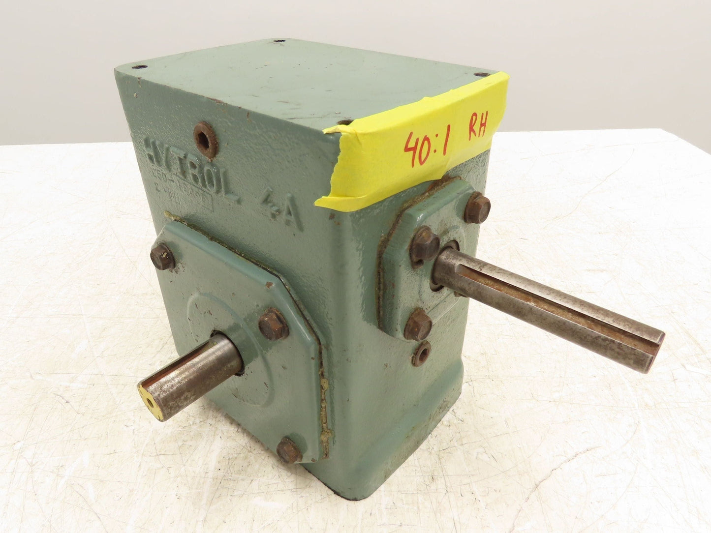 Hytrol 4A 40-1-RH Conveyor Gearbox 40:1 Reducer 3/4" Input x 1" Output