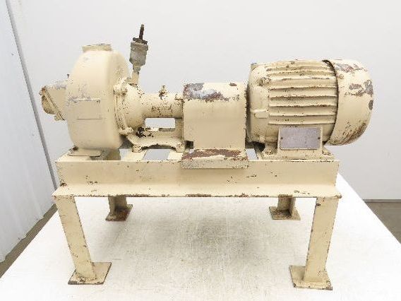 Gorman Rupp Centrifugal Suction Pump 1.5x1.5" NPT 2Hp 3485 RPM 460V 3PH