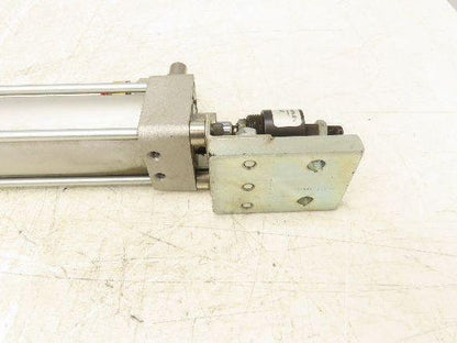 SMC NCA1L200-3500 Pneumatic Air Cylinder 2" Bore 35" Stroke Foot Mount 250psi