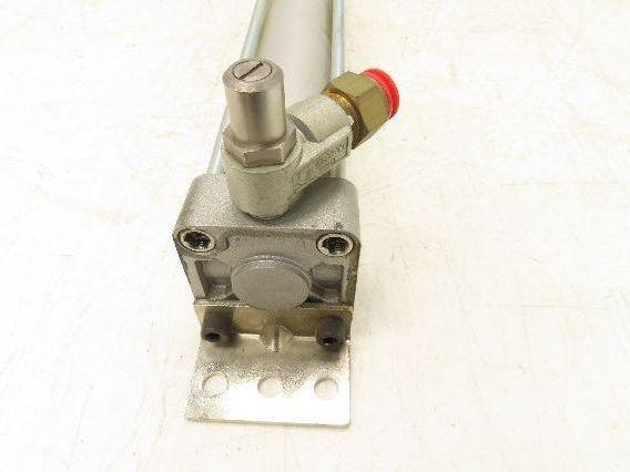 SMC NCA1L200-3500 Pneumatic Air Cylinder 2" Bore 35" Stroke Foot Mount 250psi