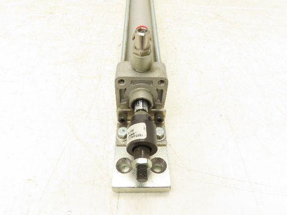 SMC NCA1L200-3500 Pneumatic Air Cylinder 2" Bore 35" Stroke Foot Mount 250psi