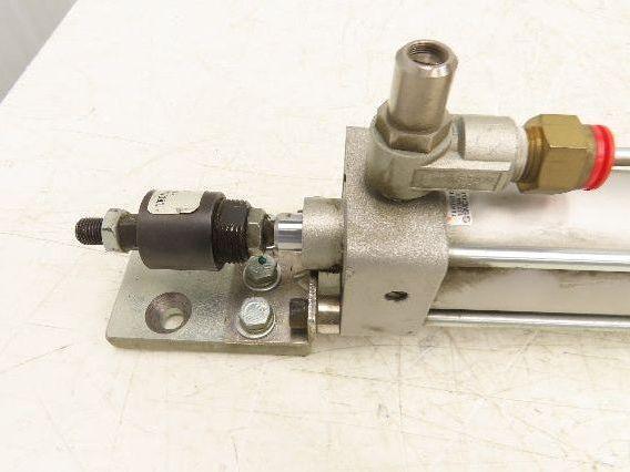 SMC NCA1L200-3500 Pneumatic Air Cylinder 2" Bore 35" Stroke Foot Mount 250psi