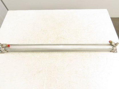 SMC NCA1L200-3500 Pneumatic Air Cylinder 2" Bore 35" Stroke Foot Mount 250psi