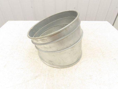 12" Galvanized Clamp Duct 30° Elbow Dust Collector Ducting Pipe Fitting