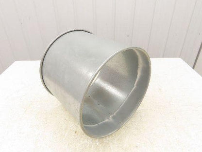 12"x 10"L Galvanized Clamp Together Duct Pipe Dust Collector Ducting