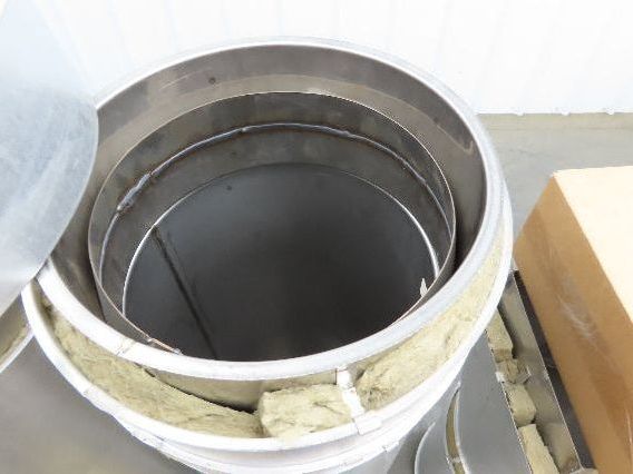 Van Packer DW Stainless Double Wall Insulated Chimney Pipe 12" Dia x 20'L