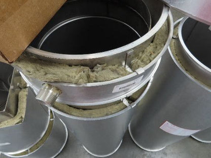 Van Packer DW Stainless Double Wall Insulated Chimney Pipe 12" Dia x 20'L