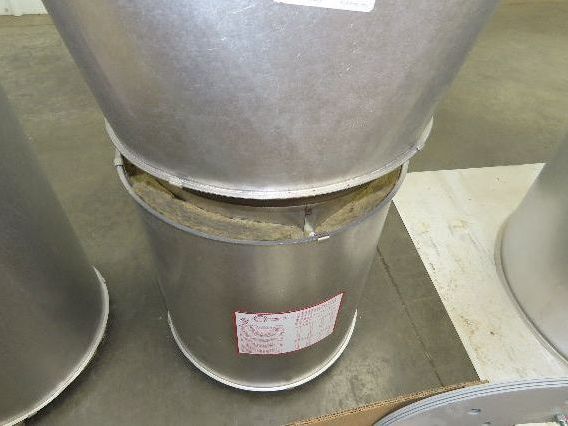 Van Packer DW Stainless Double Wall Insulated Chimney Pipe 12" Dia x 20'L