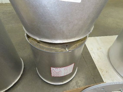 Van Packer DW Stainless Double Wall Insulated Chimney Pipe 12" Dia x 20'L